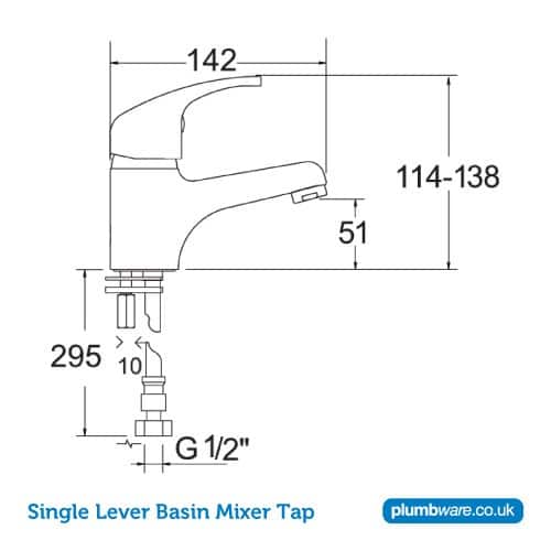 Basin Taps Commercial Wash Basin Tap School Taps Plumbware.co.uk