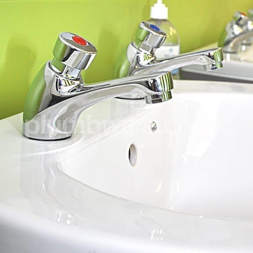 Brassware for commercial washrooms