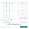 Dimensions for Pendle Junior Panel System