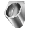 Delabie DELTA Wall-Hung Urinal Exposed Water Inlet Recessed Water Outlet