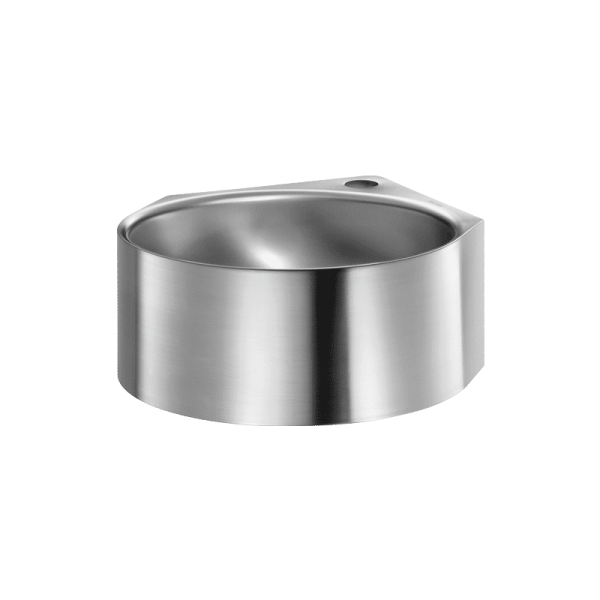 Delabie MINIMAL Corner Washbasin Central Tap Hole