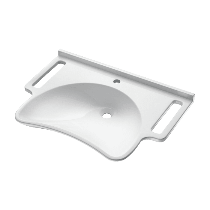 Delabie Wall Mounted MINERALCAST PMR Washbasin