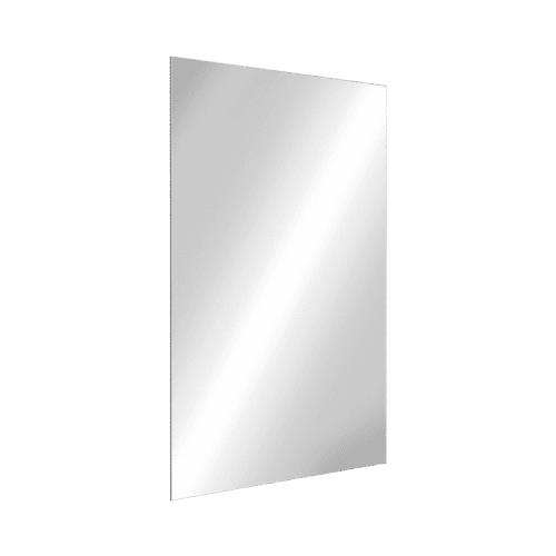 Delabie Self-Adhesive Rectangular Stainless Steel Mirror, H. 600mm