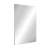 Delabie Rectangular Stainless Steel Mirror, H. 600mm
