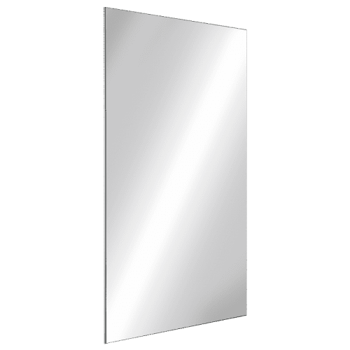 Delabie Rectangular Stainless Steel Mirror, H. 1000mm