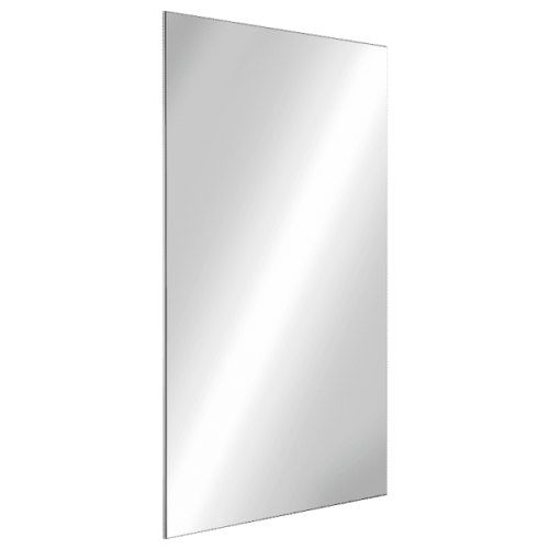 Delabie Rectangular Stainless Steel Mirror, H. 1000mm