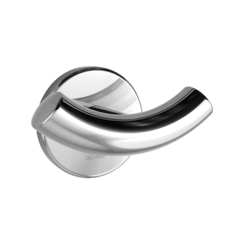 Delabie Double Coat Hook Bright Polished