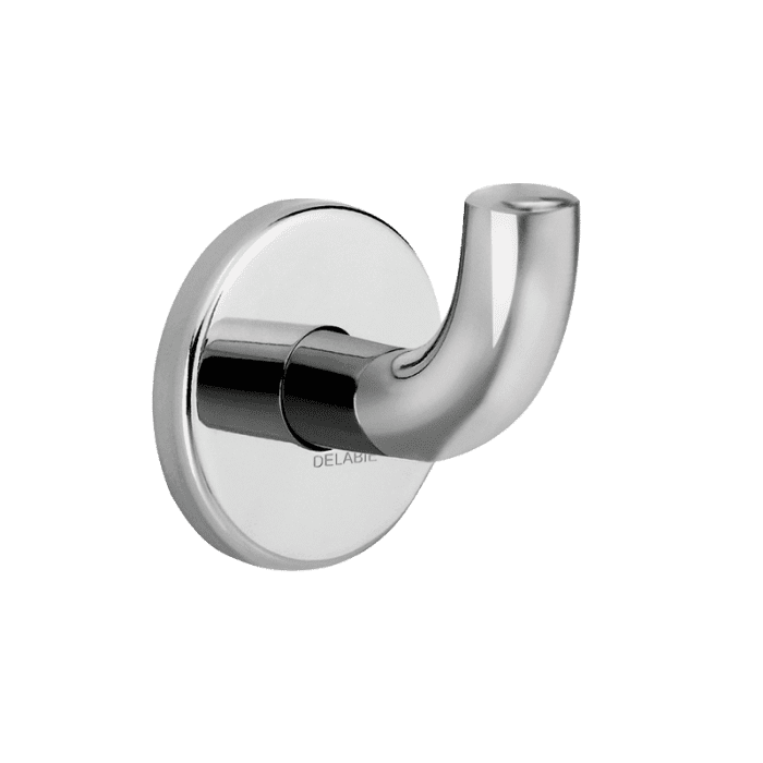 Delabie Coat Hook Short Bright Polished