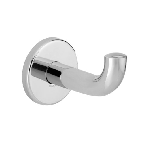 Delabie Bright Polished Stainless Steel Coat Hook