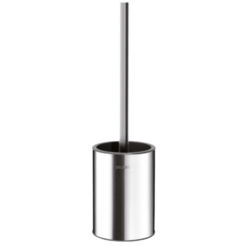 Delabie Toilet Brush Set Without Lid Wall Mounted Polished Satin