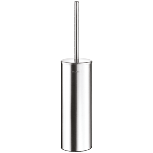 Delabie Toilet Brush set With Lid Wall Mounted Polished Satin