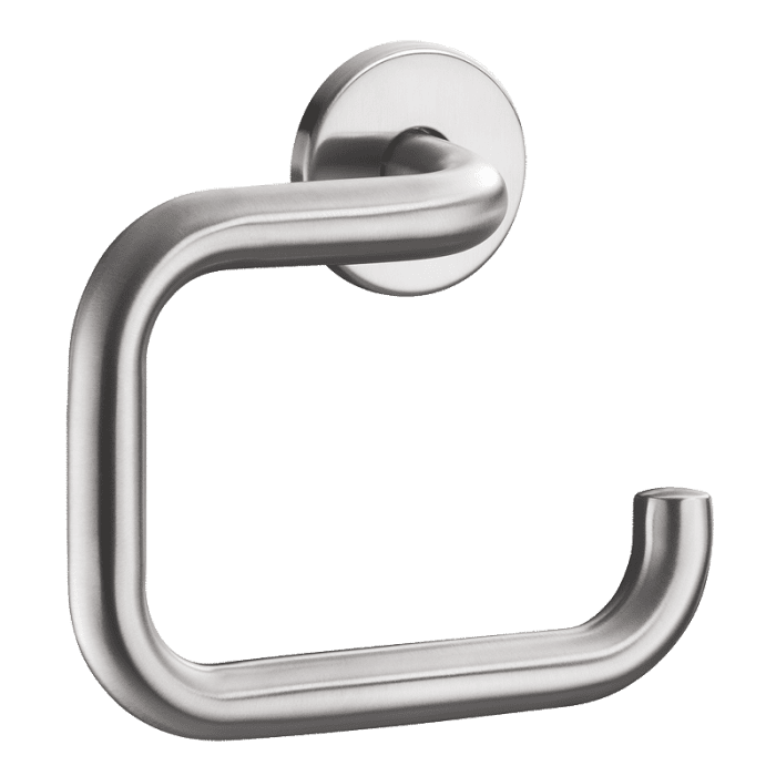 Delabie U-shaped Toilet Roll Holder Polished Satin