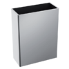 Delabie Wall Mounted Waste Bin 38 Litres Polished Satin