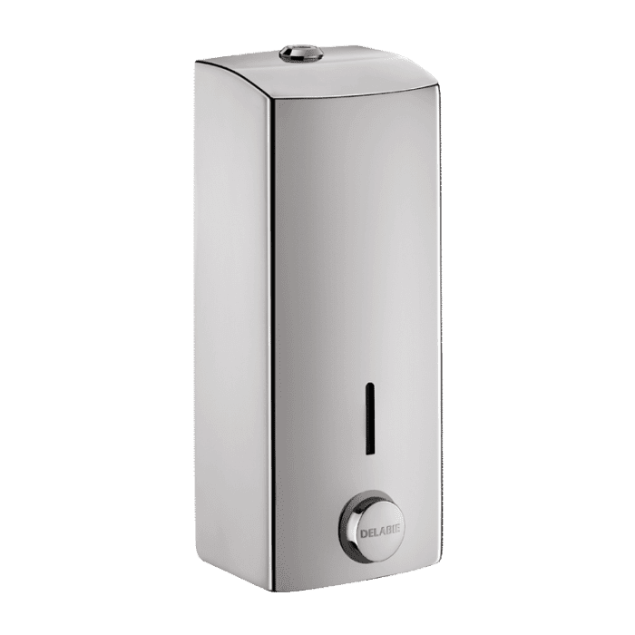 Delabie Wall-Mounted Liquid Soap Dispenser, 1 litre Satin