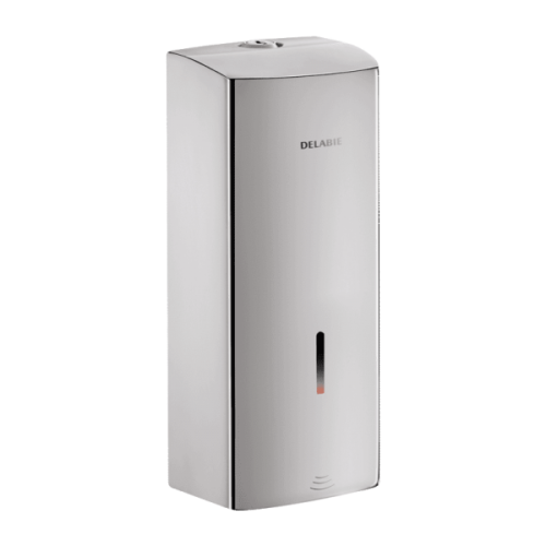 Delabie Electronic Wall Mounted Soap Dispenser Stainless Steel Satin Finish