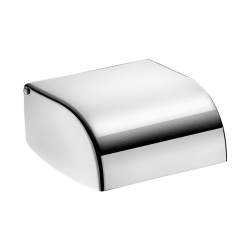 Delabie Toilet Roll Holder With One Piece Cover Bright Polished