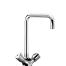 Delabie Deck-Mounted Single Hole Mixer - 45 lpm
