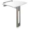 Delabie Be-Line Lift-Up Shower Seat with Leg (Metallised Anthracite)
