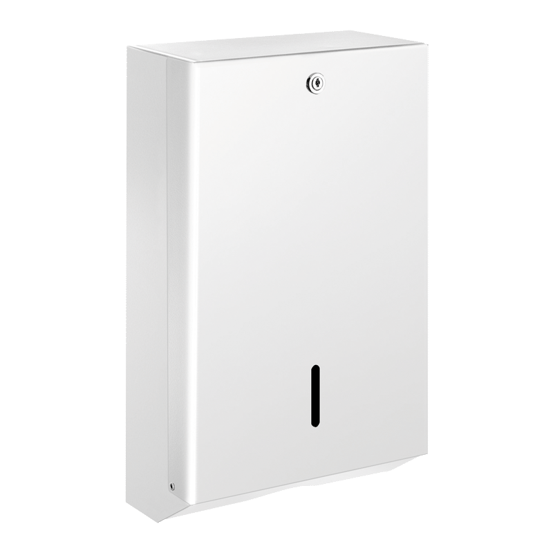 Delabie Wall-Mounted Paper Towel Dispenser (750 Sheets) (White Powder-Coated)