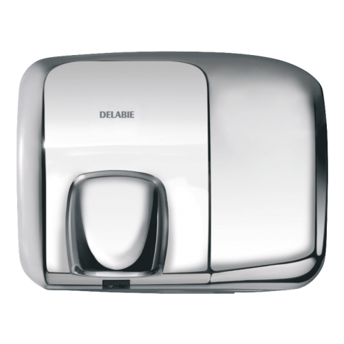 Delabie Automatic Hand Dryer with 360° Nozzle (Bright Polished)