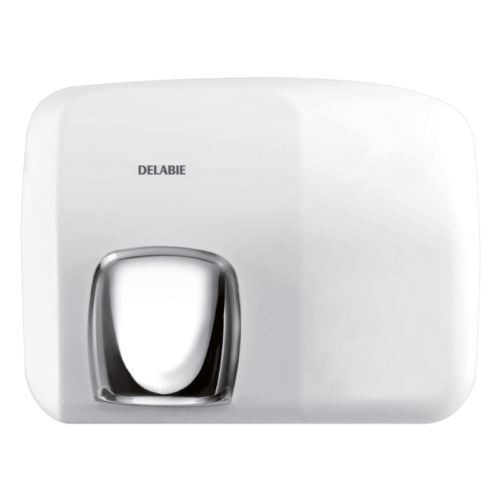 Delabie Automatic Hand Dryer with 360° Nozzle (White Enamelled)