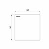 Delabie Control Plate for Urinals Diagram 430036