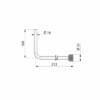 Neck tube for TEMPOMATIC 4 and TEMPOFLUX recessed flush valves diagram 752430