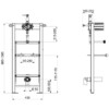 TEMPOFIX 3 frame system for urinals diagram_543006