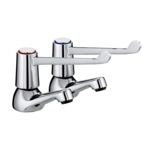 LEVER ACTION BASIN TAPS WITH 6" LEVERS