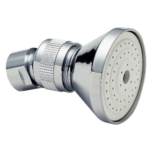 2" BRASS SHOWER HEAD WITH SWIVAL JOINT