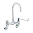 LEVER WALL MOUNTED BRIDGE SINK MIXER