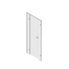 Pendle Toilet Cubicle Door Pack with Plain Grey Doors and Plain Grey Pilasters