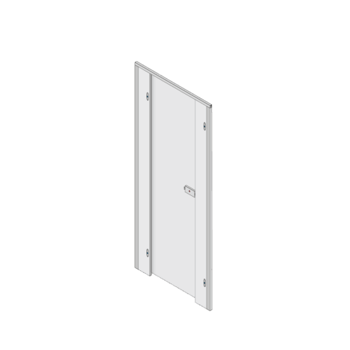 Pendle Toilet Cubicle Door Pack with Plain Grey Doors and Plain Grey Pilasters