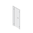 Pendle Toilet Cubicle Door Pack with Plain Grey Doors and Plain Grey Pilasters