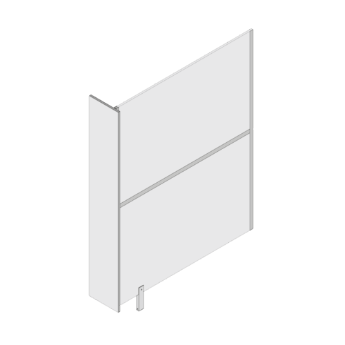 Pendle Partition Pack Box B Plain Grey