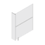 Pendle Partition Pack Box B Plain Grey
