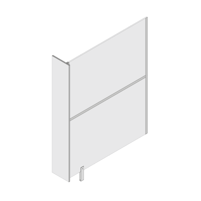 Pendle Partition Pack Box B Plain Grey