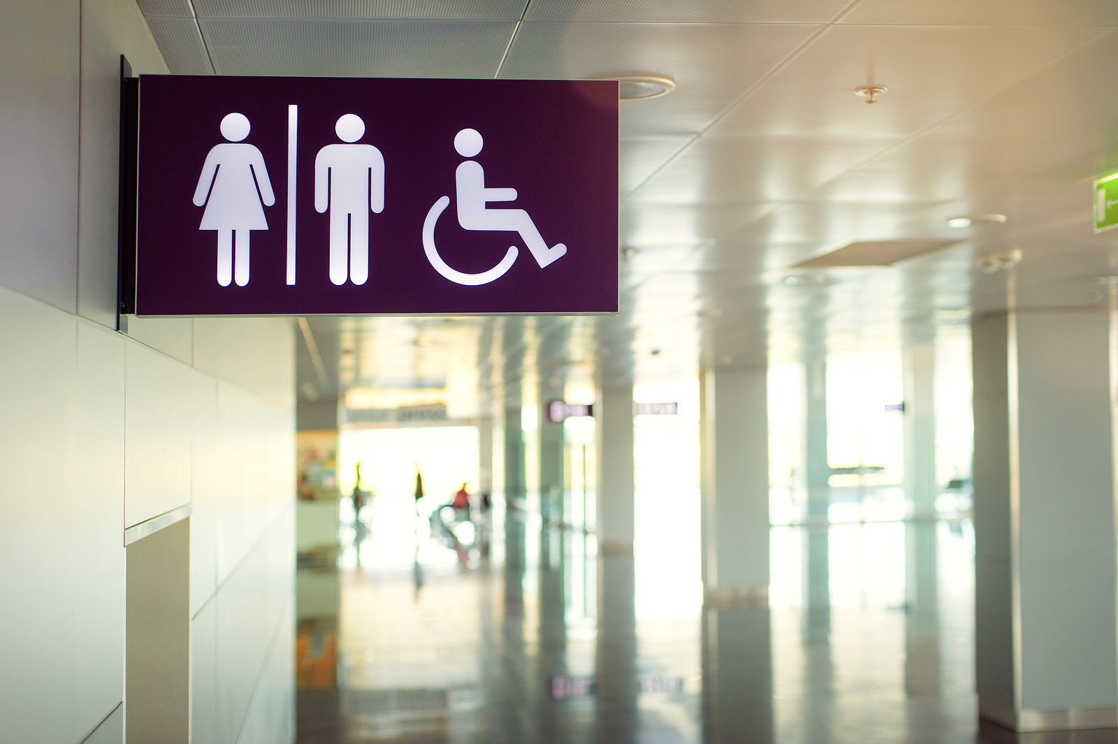 toilet cubicles - Public restroom signs