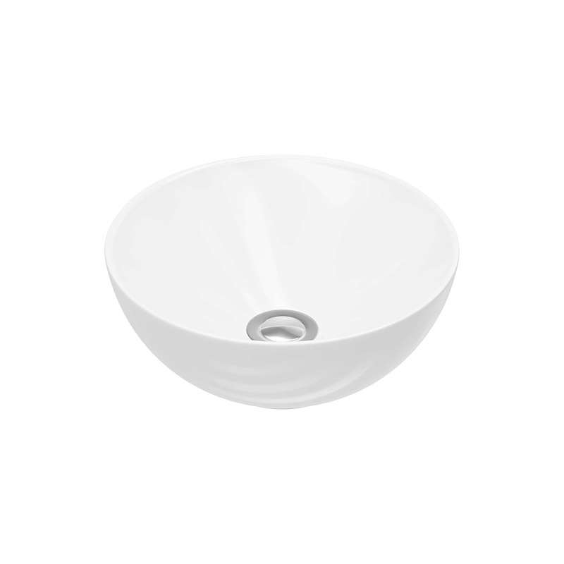 Round Basin designed for counter top installation