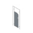 Pendle Junior Door Pack with Stone Grey Doors and White Pilasters