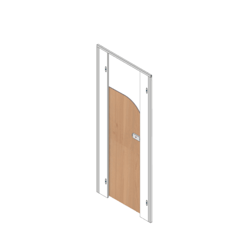 Pendle Junior Toilet Cubicle Pack with Woodgrain doors and white pilasters