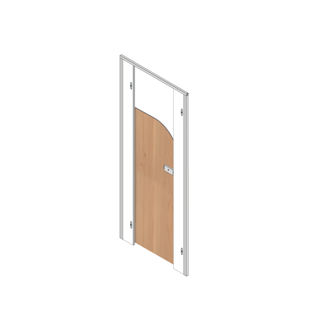 Pendle Junior Toilet Cubicle Pack with Woodgrain doors and white pilasters