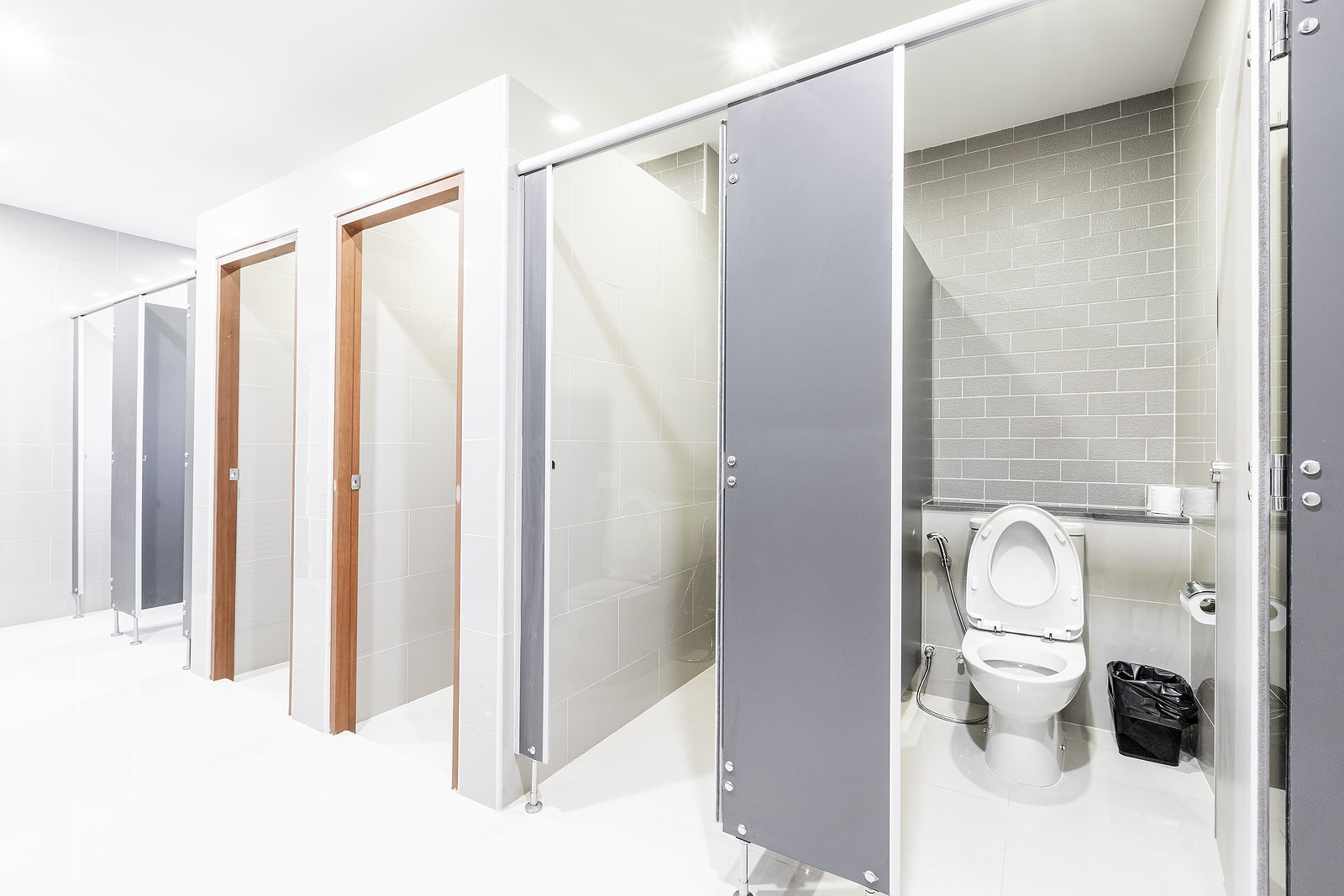 toilet cubicle pack - public washroom
