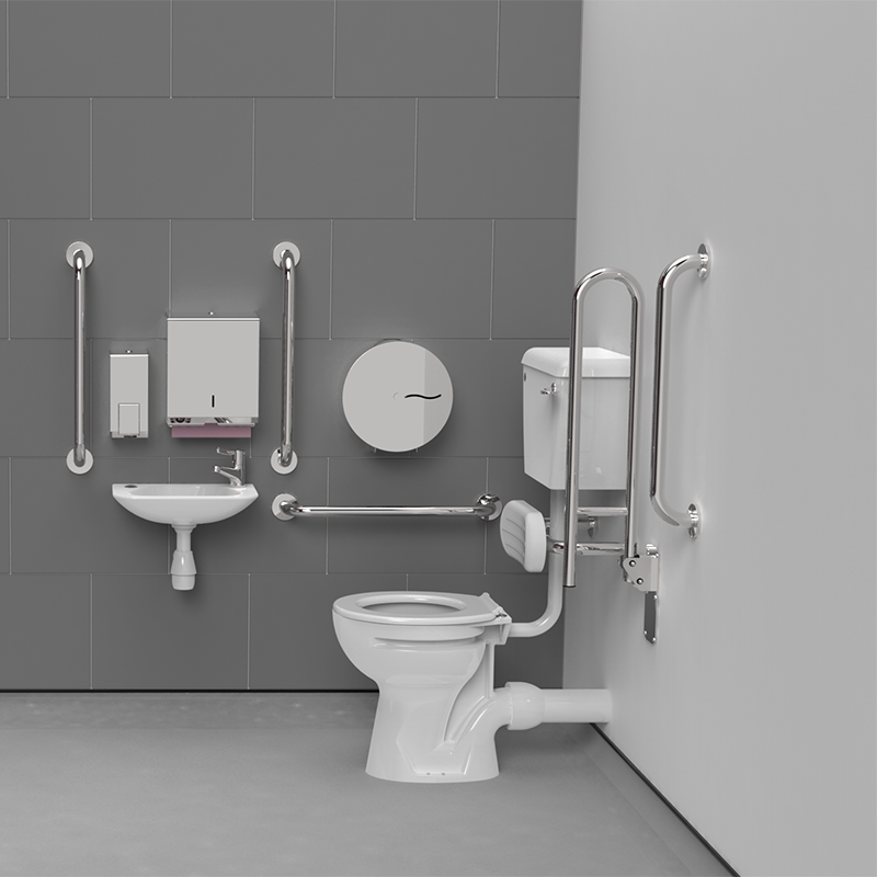 Low Level Doc M pack with Polished Steel Grab Rails